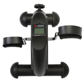 Portable Stationary Indoor MINI Exercise Machine Bike with LCD Display Calorie Counter - balck