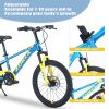 ZUKKA Mountain Bike,20 Inch MTB for Boys and Girls Age 7-10 Years,Multiple Colors