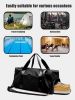 Versatile Yoga Gym Bag Spacious Shoe Compartment Wet Dry Separation