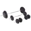 Workout Bench with Weight Rack, Barbell and Dumbbell Set198.4 lb