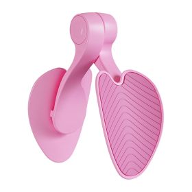 Hip Trainer Inner Thigh Pelvic Floor Muscle Strengthening Equipment Women Weight loss equipment pelvic hip trainer (Color: Pink)