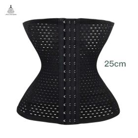 Waist trainer shaper corset slimming Belt underwear body shaper shapewear faja slimming belt tummy Sheath (Color: black 1)