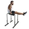 Power Tower Dip Station Pull Up Bar Stand Adjustable Height Heavy Duty Multi-Function Fitness Training Equipment