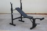 Olympic Weight Bench, Bench Press Set with Squat Rack and Bench for Home Gym Full-Body Workout