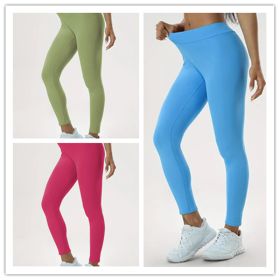 Women's Yoga Pants High Waist Lift High Elastic Tight Fitness Trousers (Option: Set3-2XL)